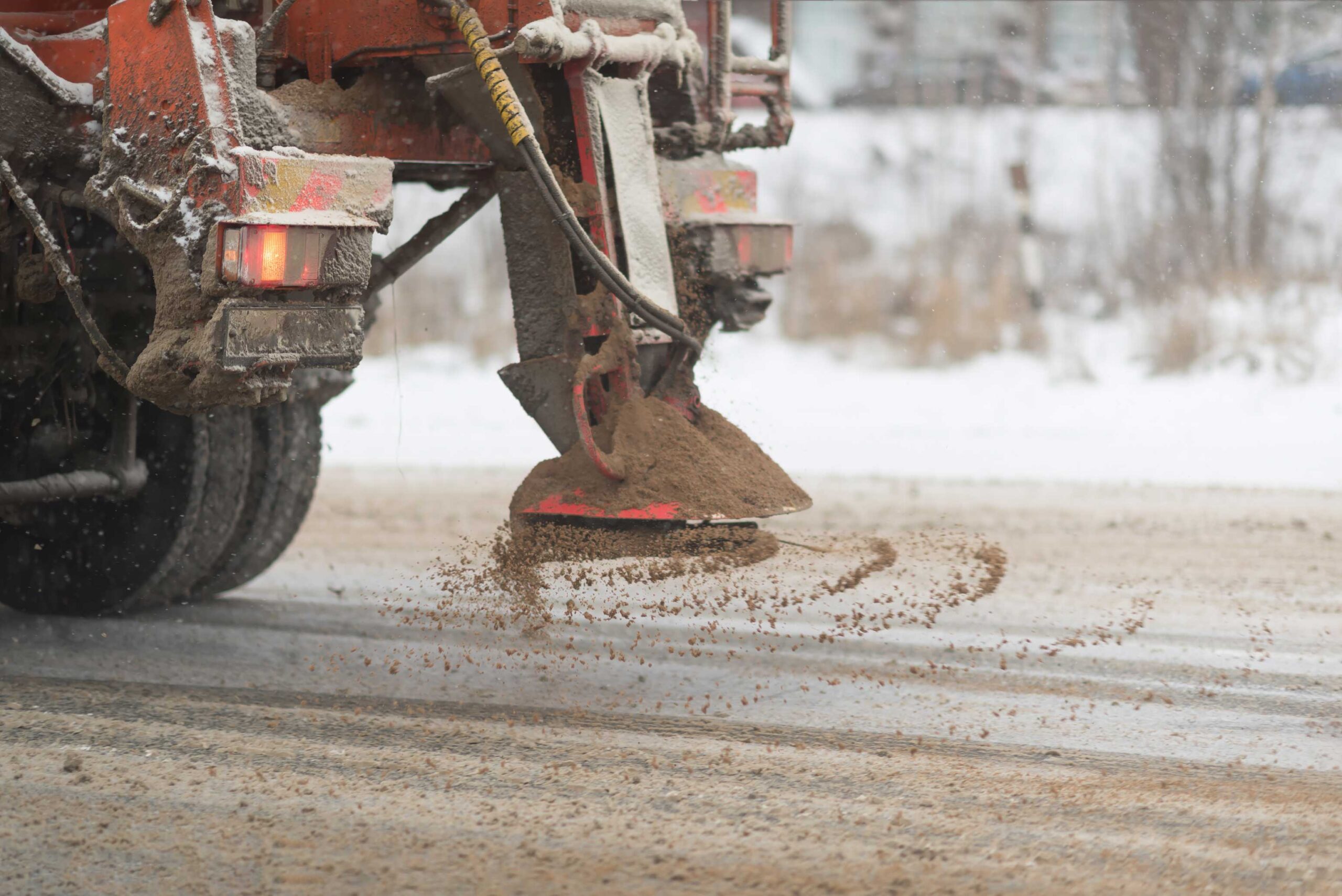 Commercial Equipment on Road